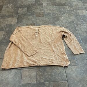 💰Make an offer, bundle and save💰 Dark Tan Button-Up Sweater